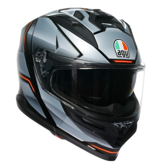 Каска AGV K7 MPLK JAEGER BLACK/SILVER